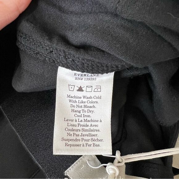 Everlane The Dream Pant in Black Size Large NWT - Picture 12 of 13